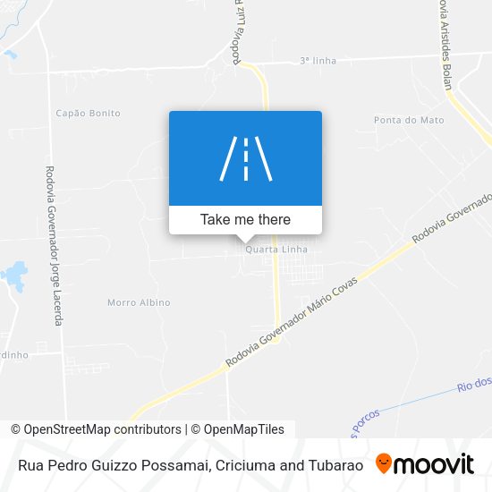 Rua Pedro Guizzo Possamai map