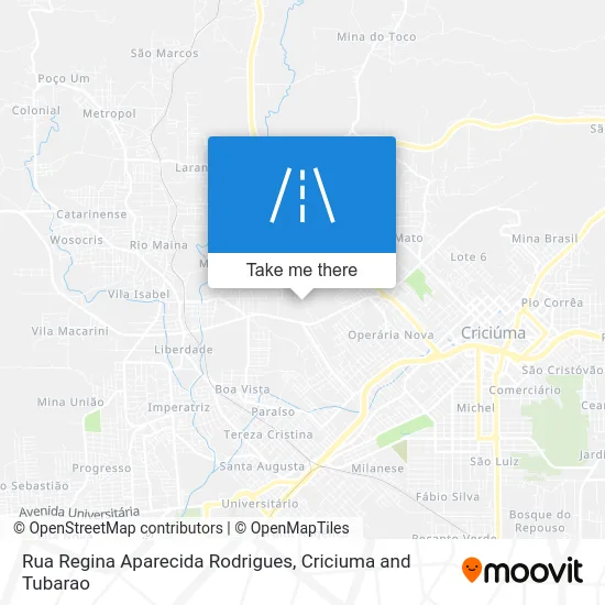 Rua Regina Aparecida Rodrigues map