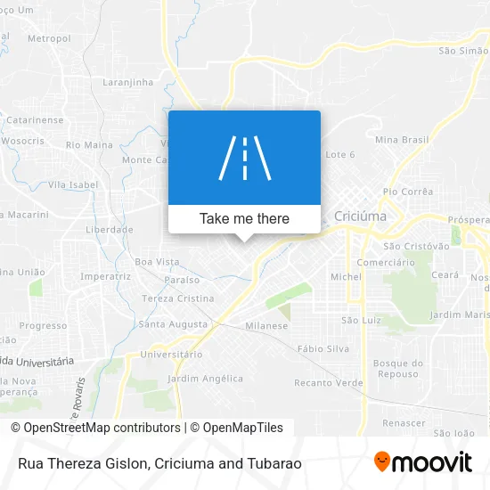 Rua Thereza Gislon map