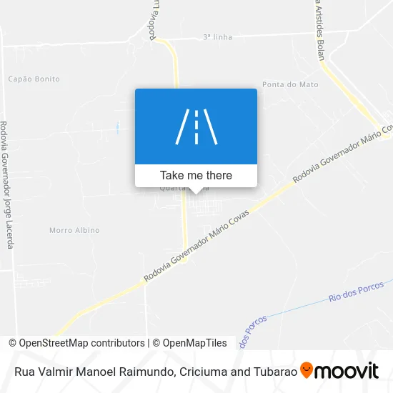 Rua Valmir Manoel Raimundo map