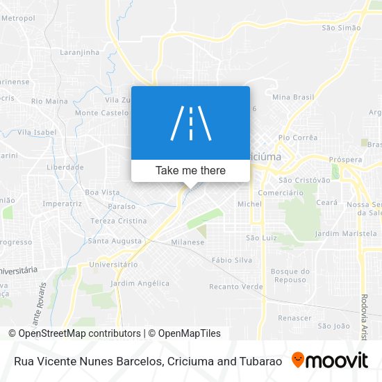 Rua Vicente Nunes Barcelos map