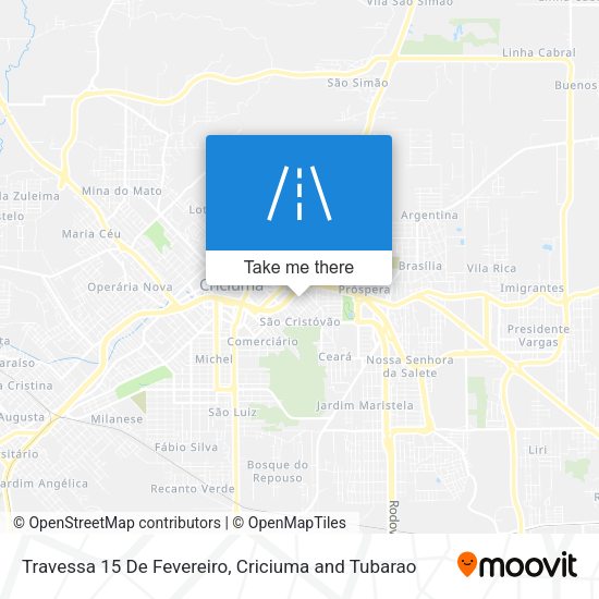 Travessa 15 De Fevereiro map