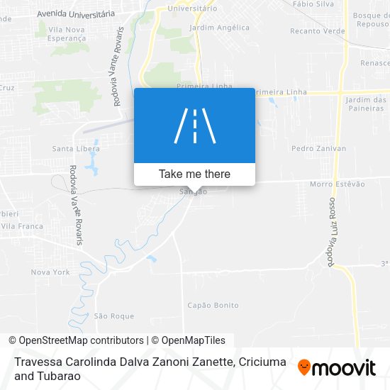 Travessa Carolinda Dalva Zanoni Zanette map
