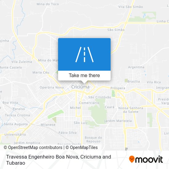 Travessa Engenheiro Boa Nova map