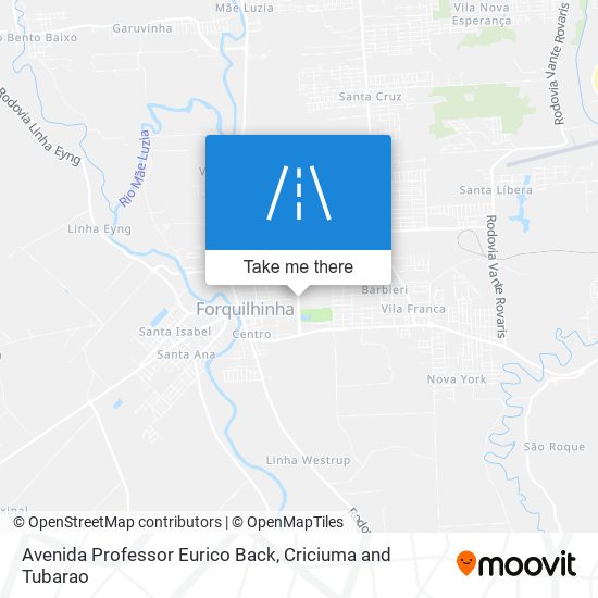 Avenida Professor Eurico Back map