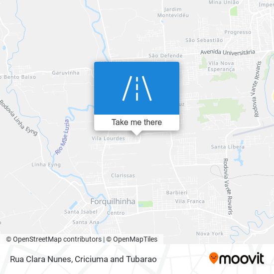 Rua Clara Nunes map