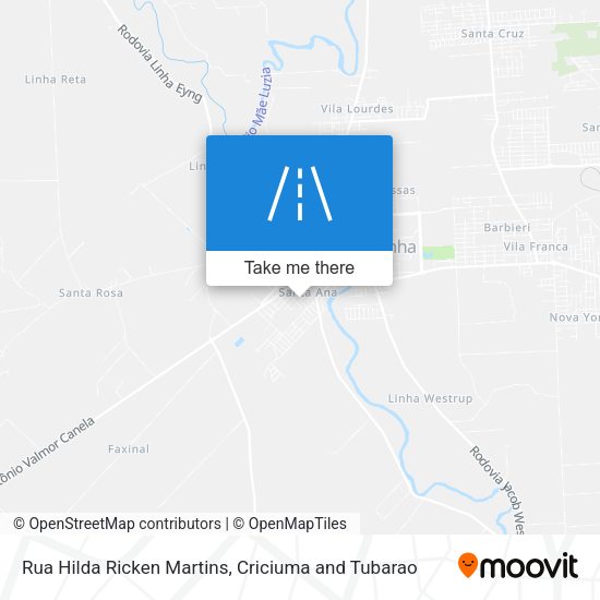 Rua Hilda Ricken Martins map