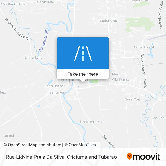 Rua Lidvina Preis Da Silva map
