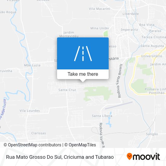 Rua Mato Grosso Do Sul map