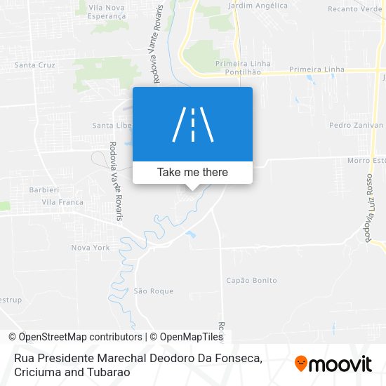 Rua Presidente Marechal Deodoro Da Fonseca map