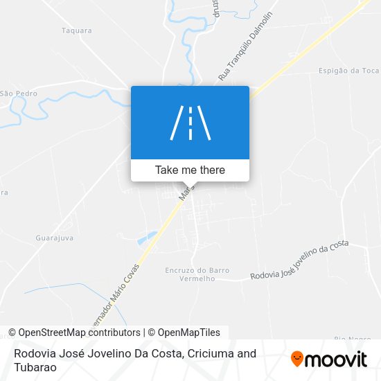 Rodovia José Jovelino Da Costa map