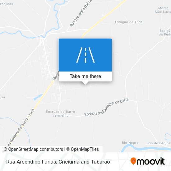 Rua Arcendino Farias map