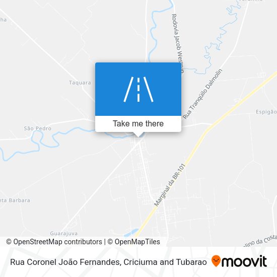 Rua Coronel João Fernandes map