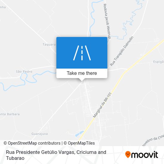 Rua Presidente Getúlio Vargas map