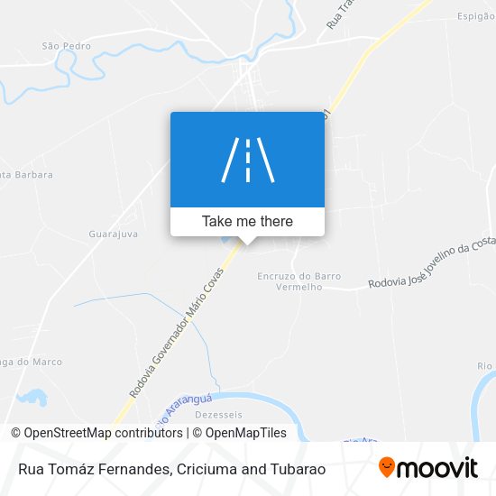 Rua Tomáz Fernandes map