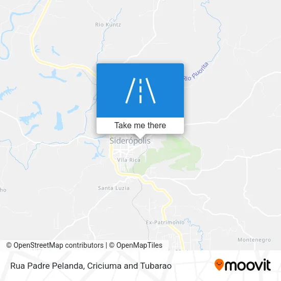Rua Padre Pelanda map