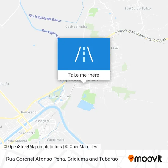 Rua Coronel Afonso Pena map
