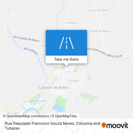Rua Deputado Francisco Souza Neves map