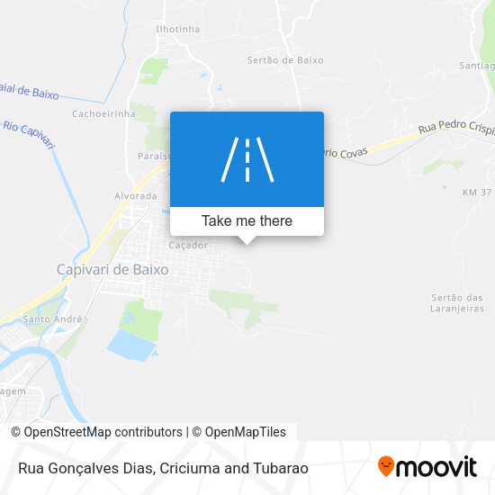Rua Gonçalves Dias map