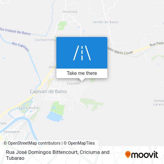 Rua José Domingos Bittencourt map