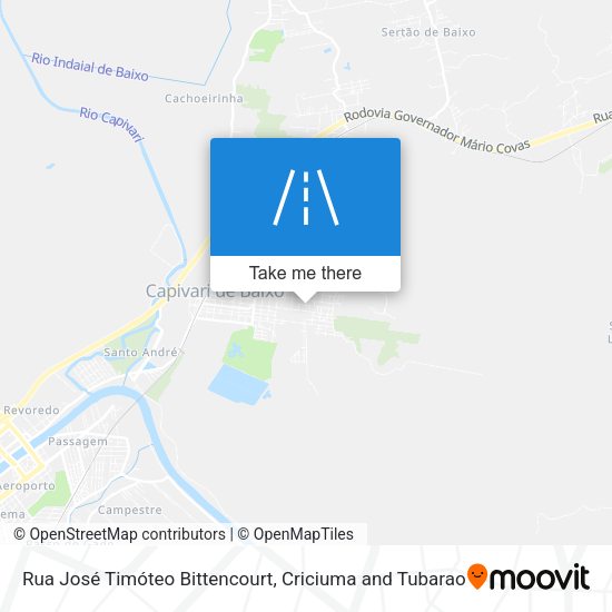 Rua José Timóteo Bittencourt map