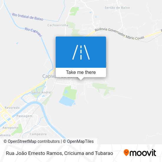 Rua João Ernesto Ramos map