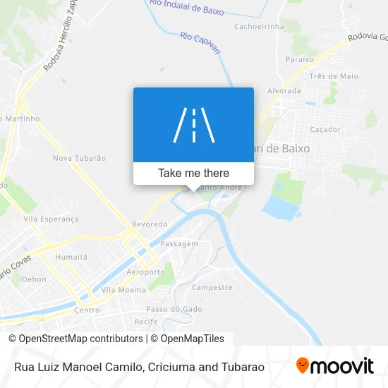 Rua Luiz Manoel Camilo map