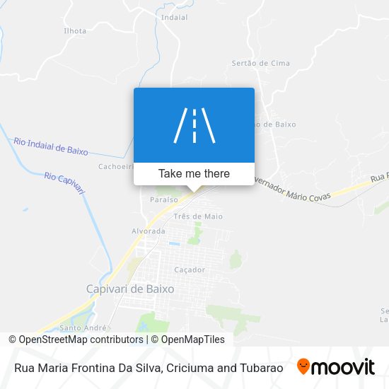 Rua Maria Frontina Da Silva map