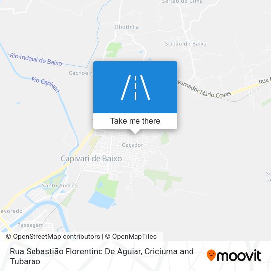 Rua Sebastião Florentino De Aguiar map
