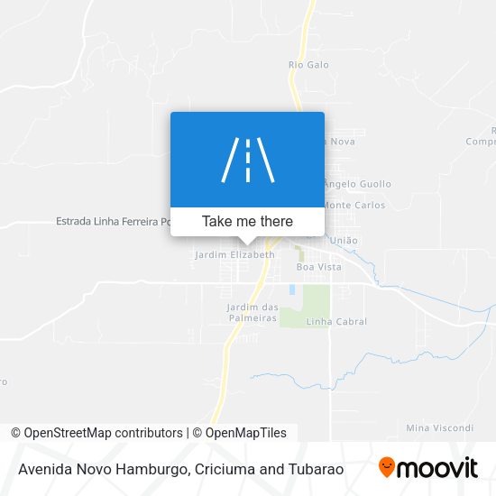 Avenida Novo Hamburgo map