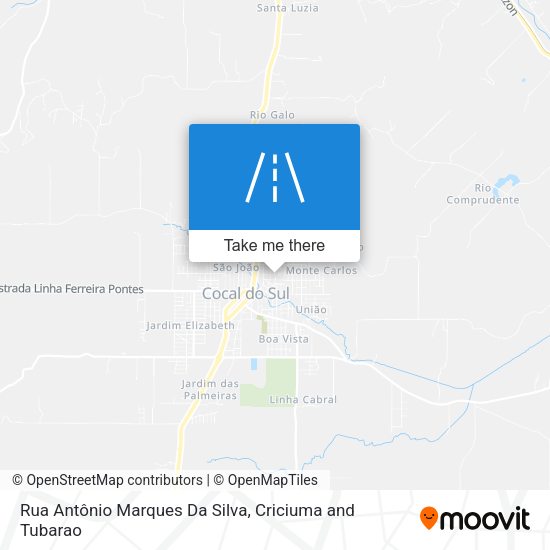 Rua Antônio Marques Da Silva map