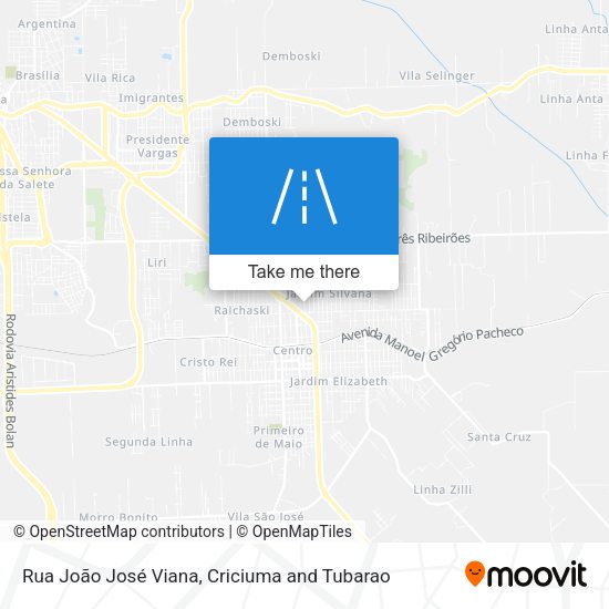 Rua João José Viana map