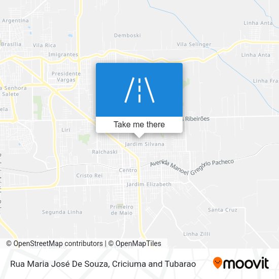 Rua Maria José De Souza map
