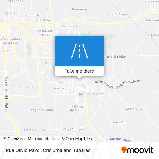 Rua Olívio Pavei map