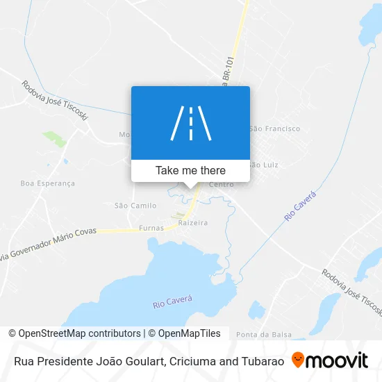 Rua Presidente João Goulart map