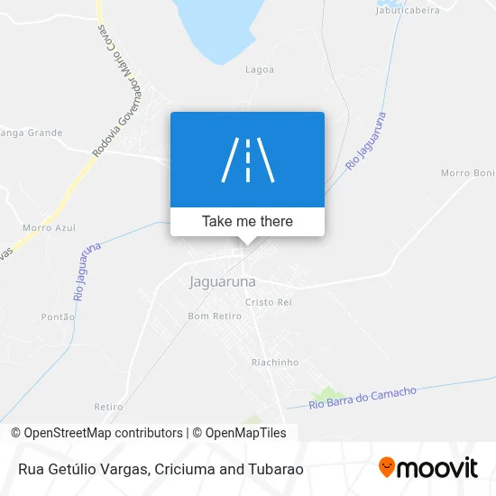 Rua Getúlio Vargas map