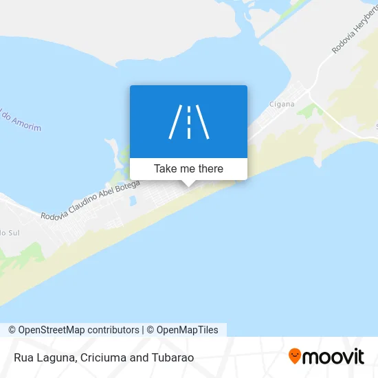 Rua Laguna map