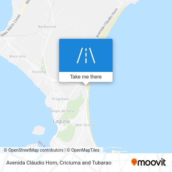 Avenida Cláudio Horn map
