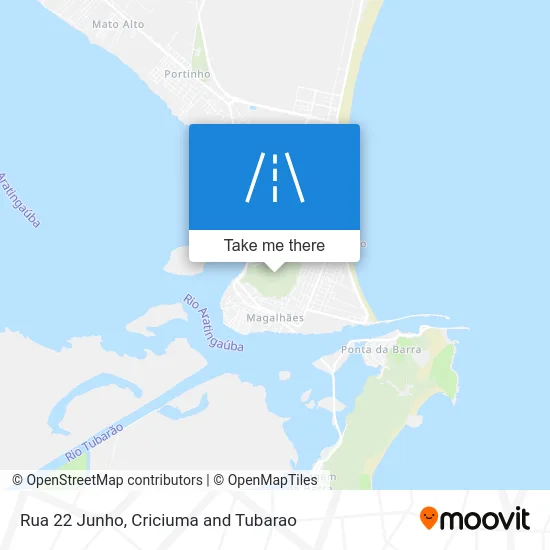 Rua 22 Junho map