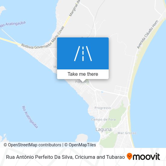 Rua Antônio Perfeito Da Silva map