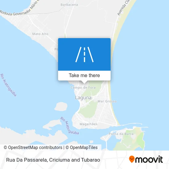 Rua Da Passarela map