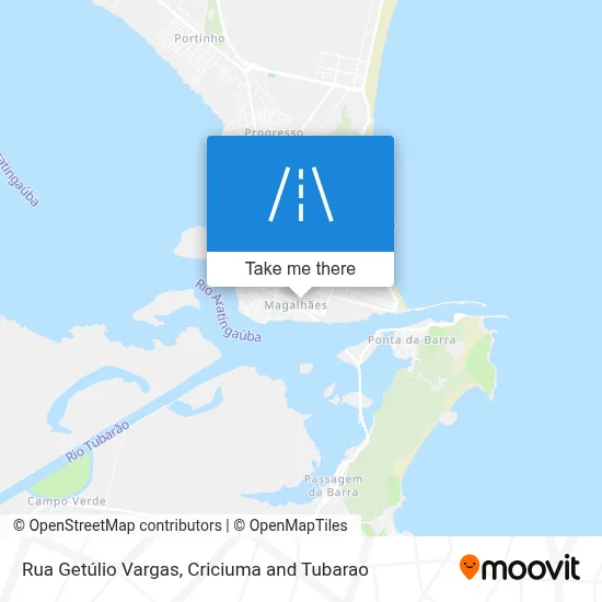 Rua Getúlio Vargas map