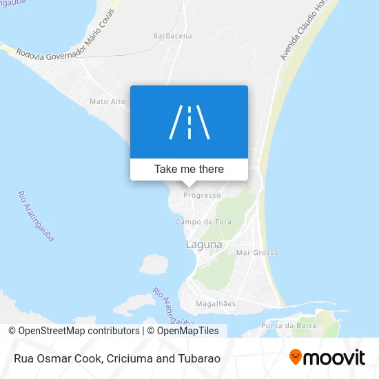 Rua Osmar Cook map