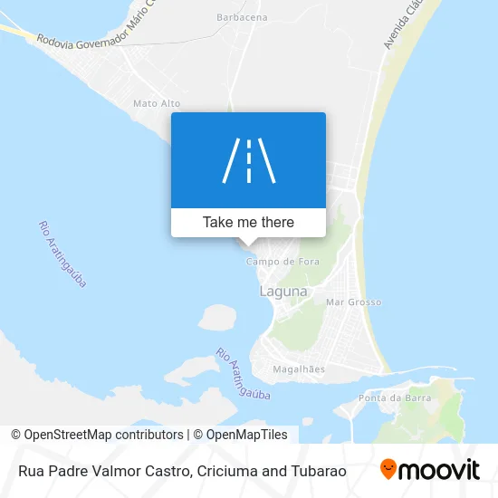 Rua Padre Valmor Castro map