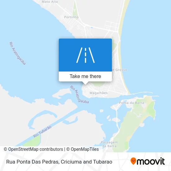 Rua Ponta Das Pedras map