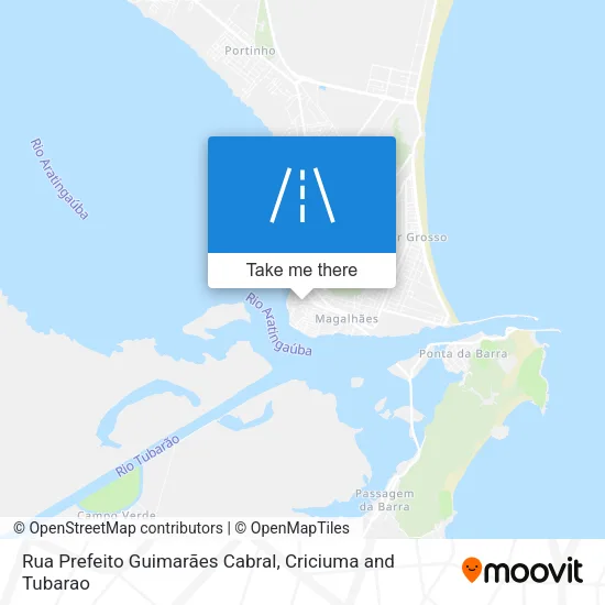 Rua Prefeito Guimarães Cabral map