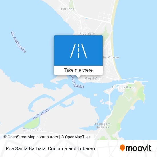 Rua Santa Bárbara map