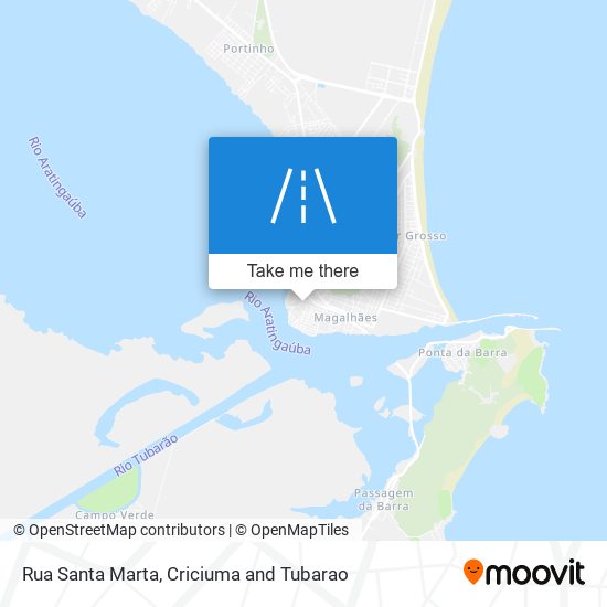 Rua Santa Marta map