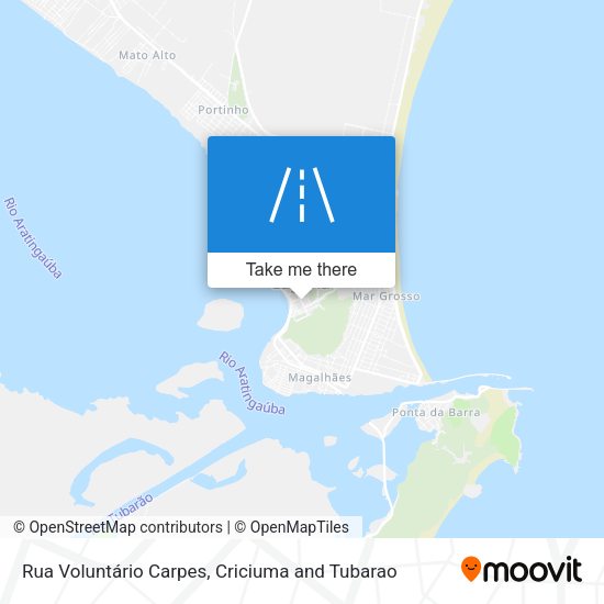 Rua Voluntário Carpes map