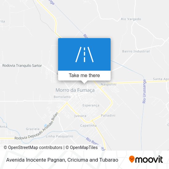 Avenida Inocente Pagnan map